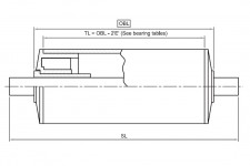 Dyno Conveyors 510 Stainless Steel Roller 51mm Diameter Roller1